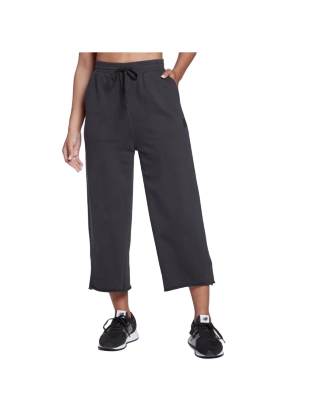 CALIA Carrie Underwood Journey Collection Cropped Wide Leg Pants NWT Small Black